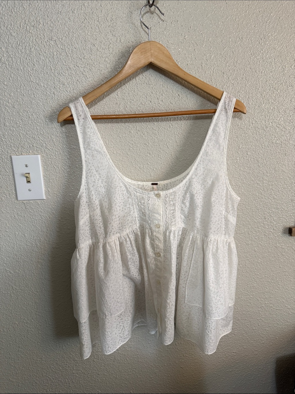 Free People White Top